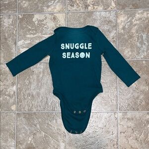 Jumping Beans green Snuggle Season Bodysuit
